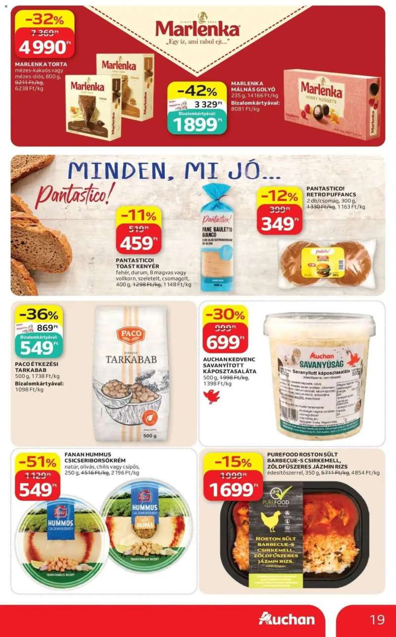 Auchan Auchan újság érvényessége 2026.05.06-ig 19 oldal