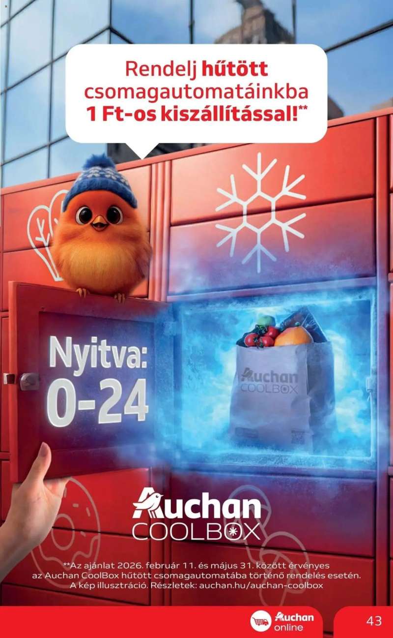 Auchan Auchan újság érvényessége 2026.05.06-ig 43 oldal