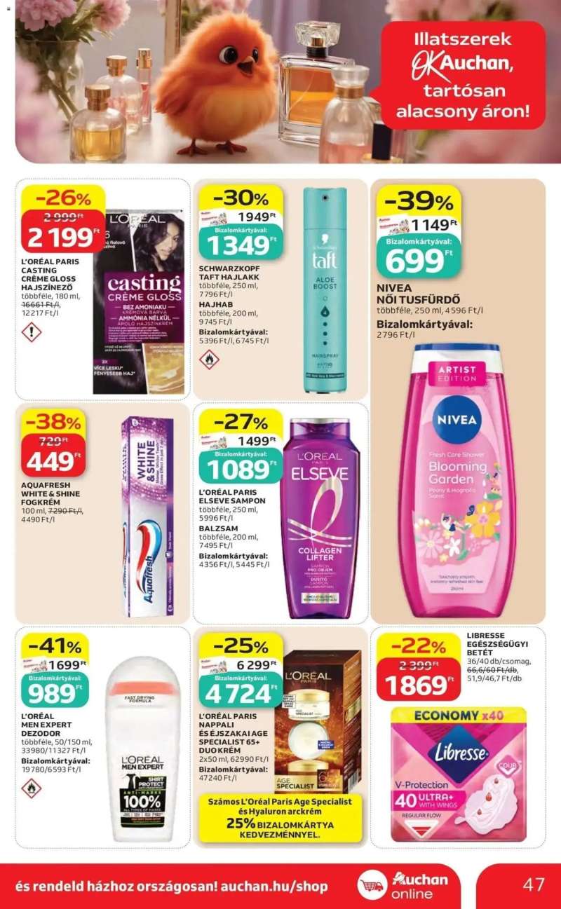 Auchan Auchan újság érvényessége 2026.05.06-ig 47 oldal