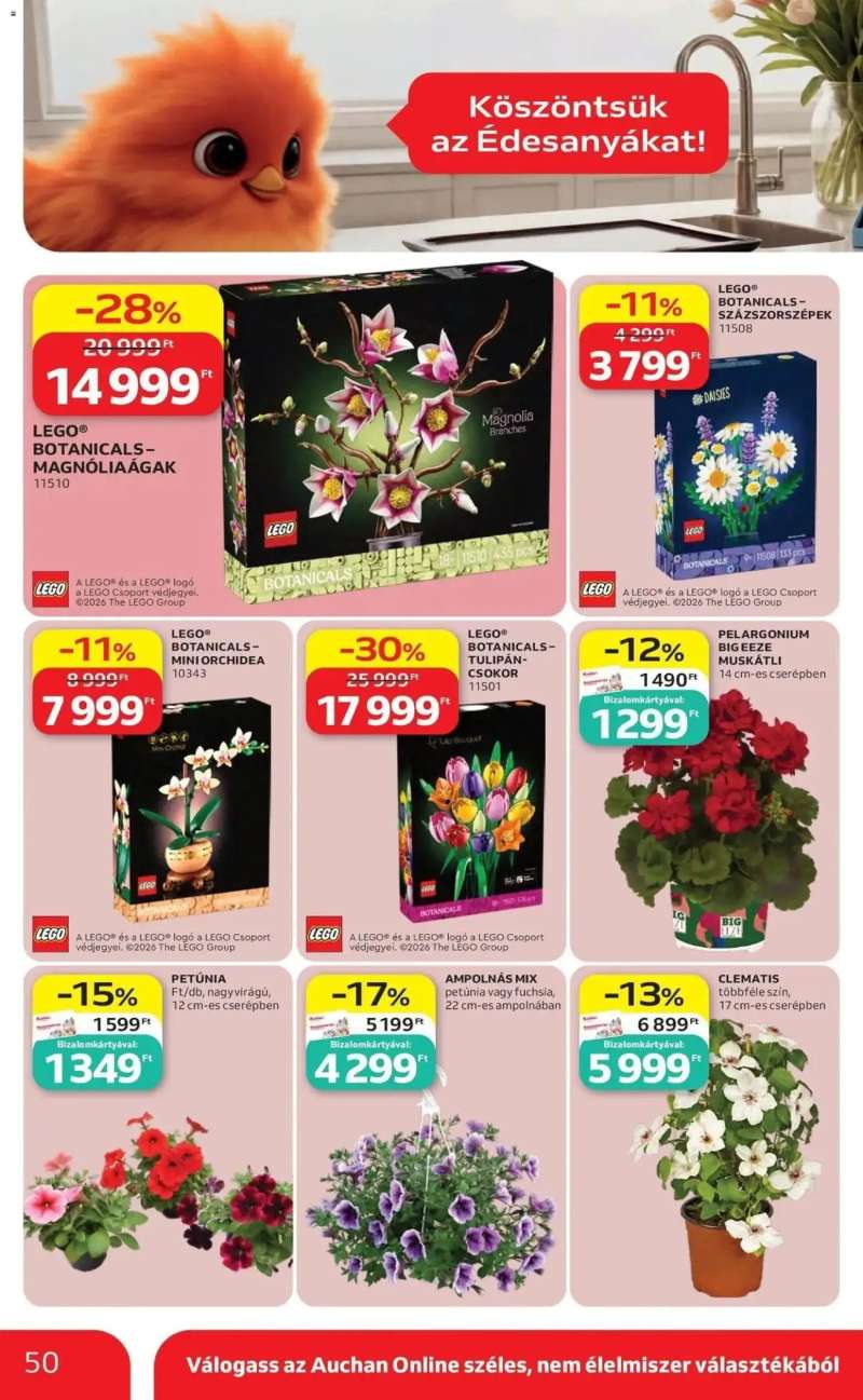 Auchan Auchan újság érvényessége 2026.05.06-ig 50 oldal
