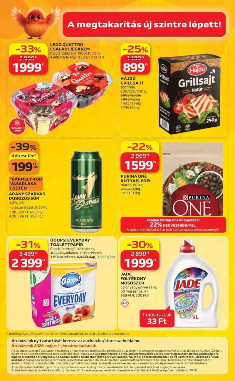 Auchan Auchan újság érvényessége 2026.05.06-ig 60 oldal