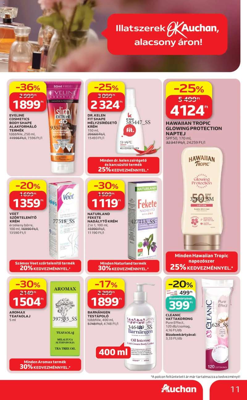 Auchan Auchan Drogéria ajánlataink 11 oldal
