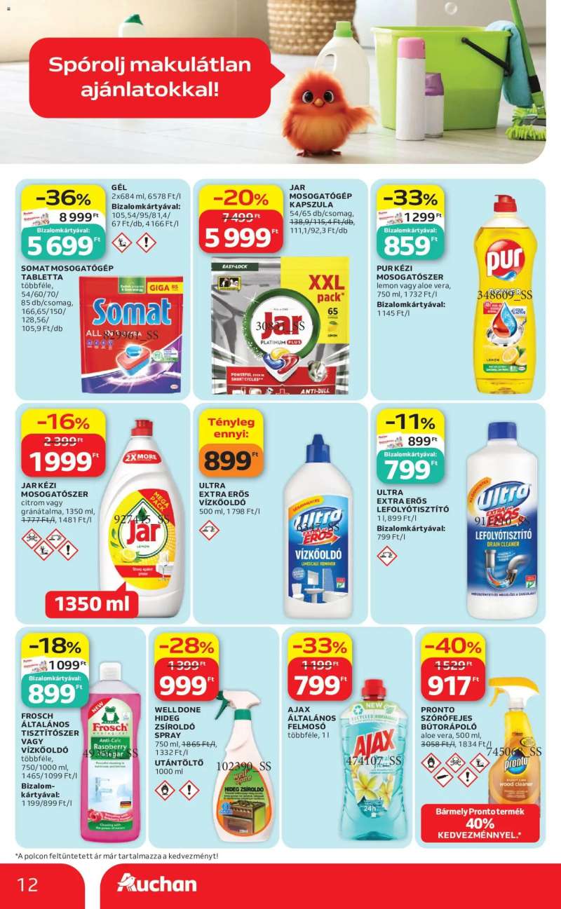 Auchan Auchan Drogéria ajánlataink 12 oldal