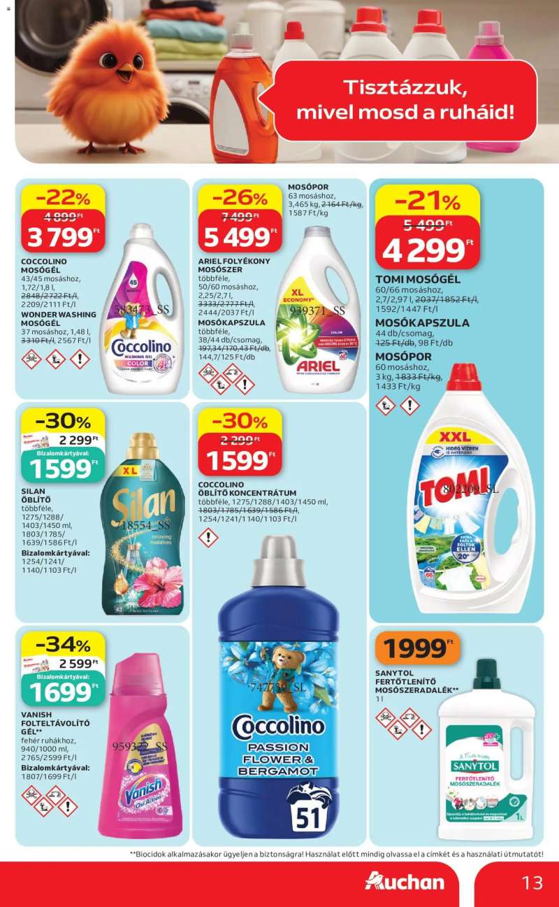 Auchan Auchan Drogéria ajánlataink 13 oldal