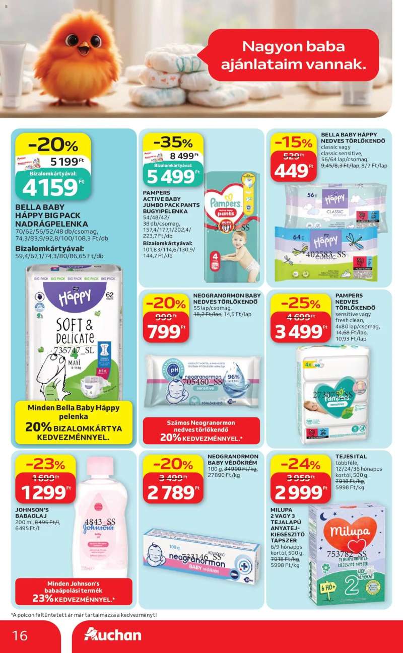 Auchan Auchan Drogéria ajánlataink 16 oldal