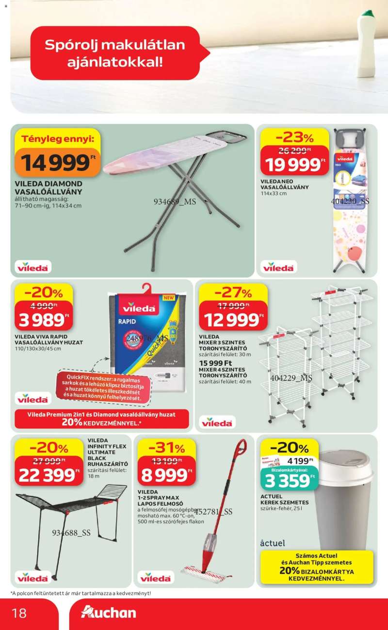 Auchan Auchan Drogéria ajánlataink 18 oldal