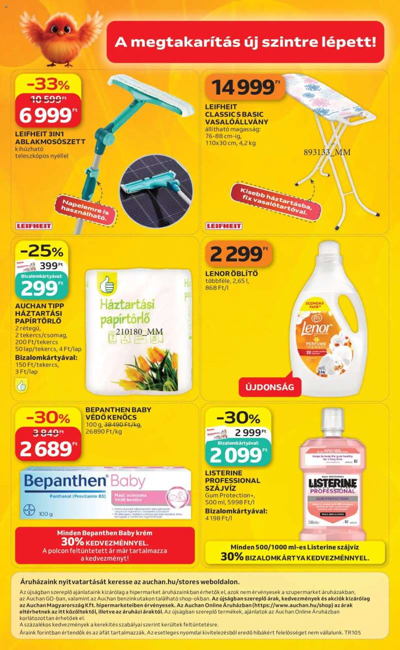 Auchan Auchan Drogéria ajánlataink 20 oldal