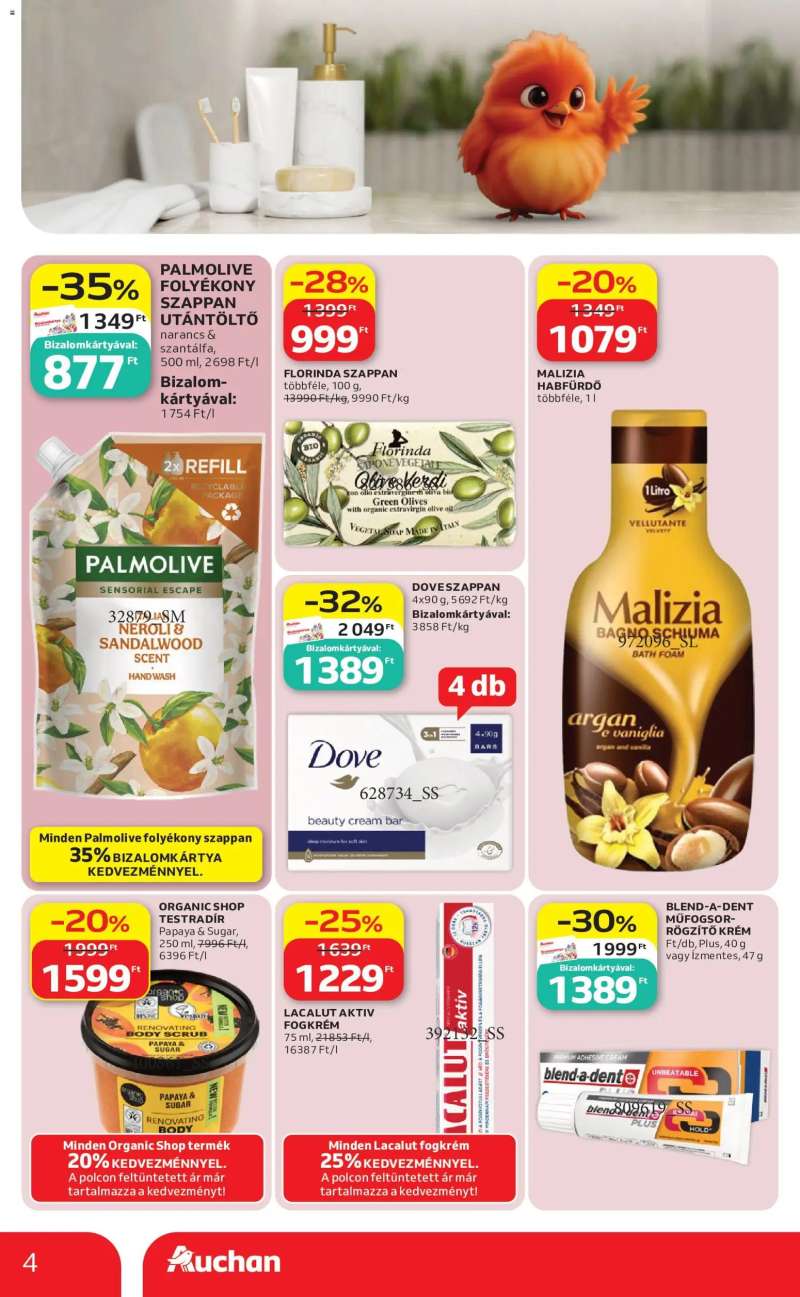 Auchan Auchan Drogéria ajánlataink 4 oldal