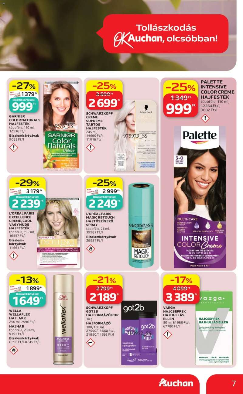 Auchan Auchan Drogéria ajánlataink 7 oldal