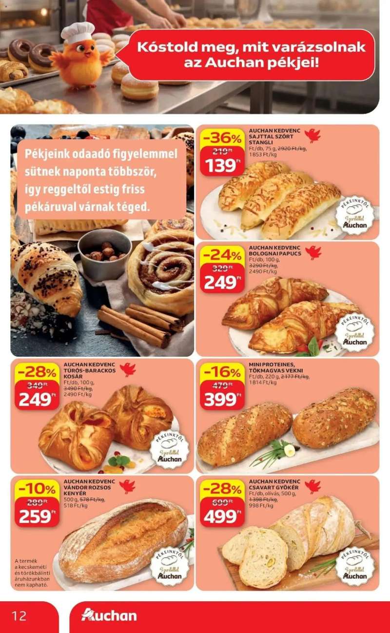 Auchan Auchan akciós újság Fót 12 oldal