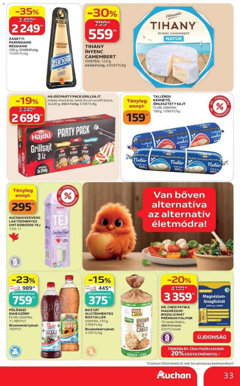 Auchan Auchan akciós újság Fót 33 oldal