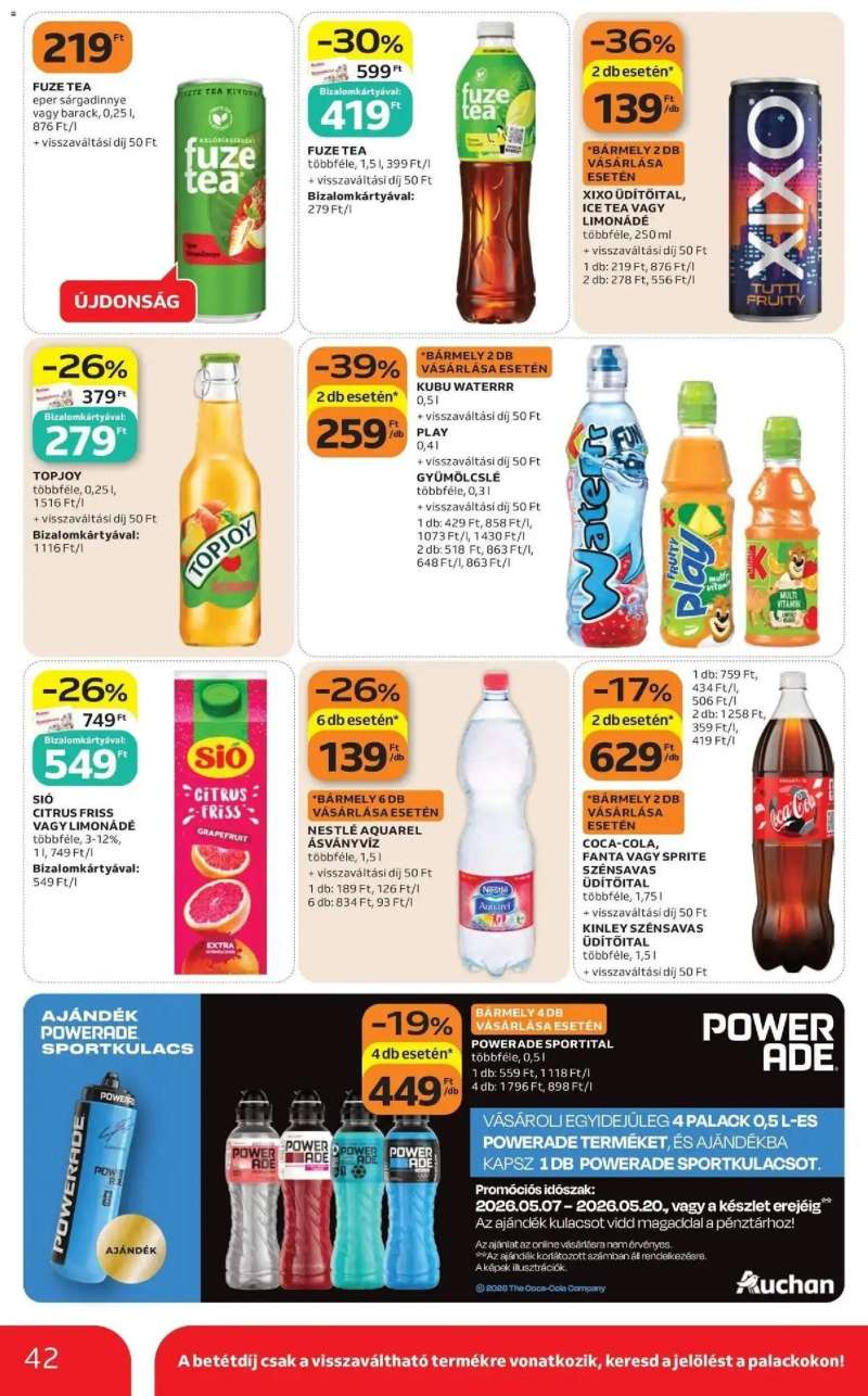 Auchan Auchan akciós újság Fót 42 oldal
