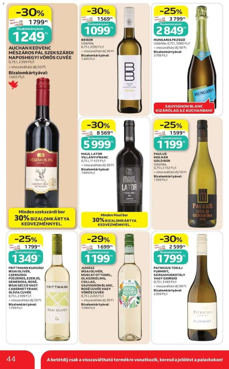 Auchan Auchan akciós újság Fót 44 oldal