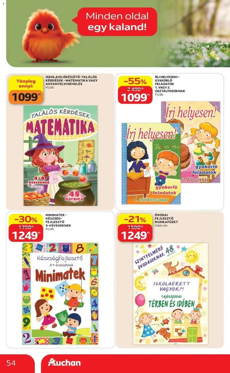 Auchan Auchan akciós újság Fót 54 oldal