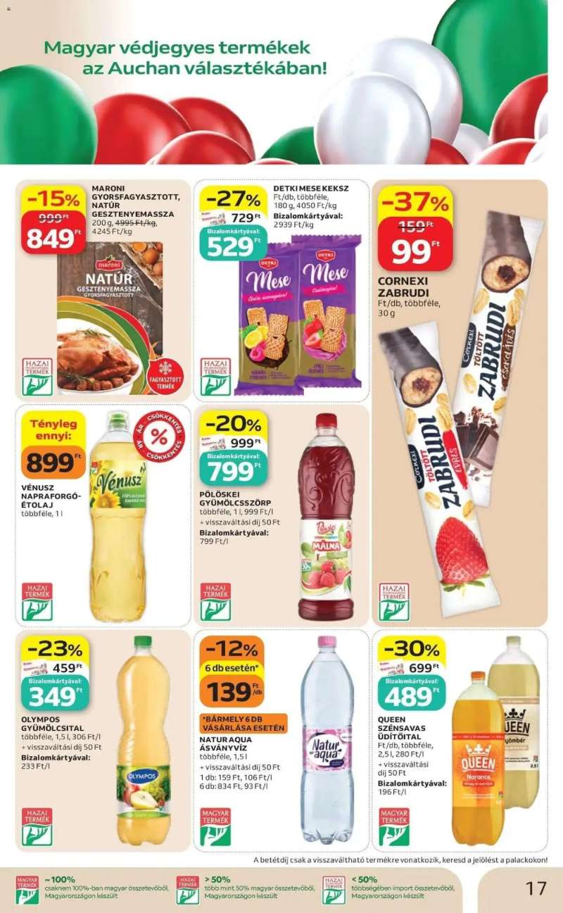 Auchan Auchan újság érvényessége 2026.05.13-ig 17 oldal