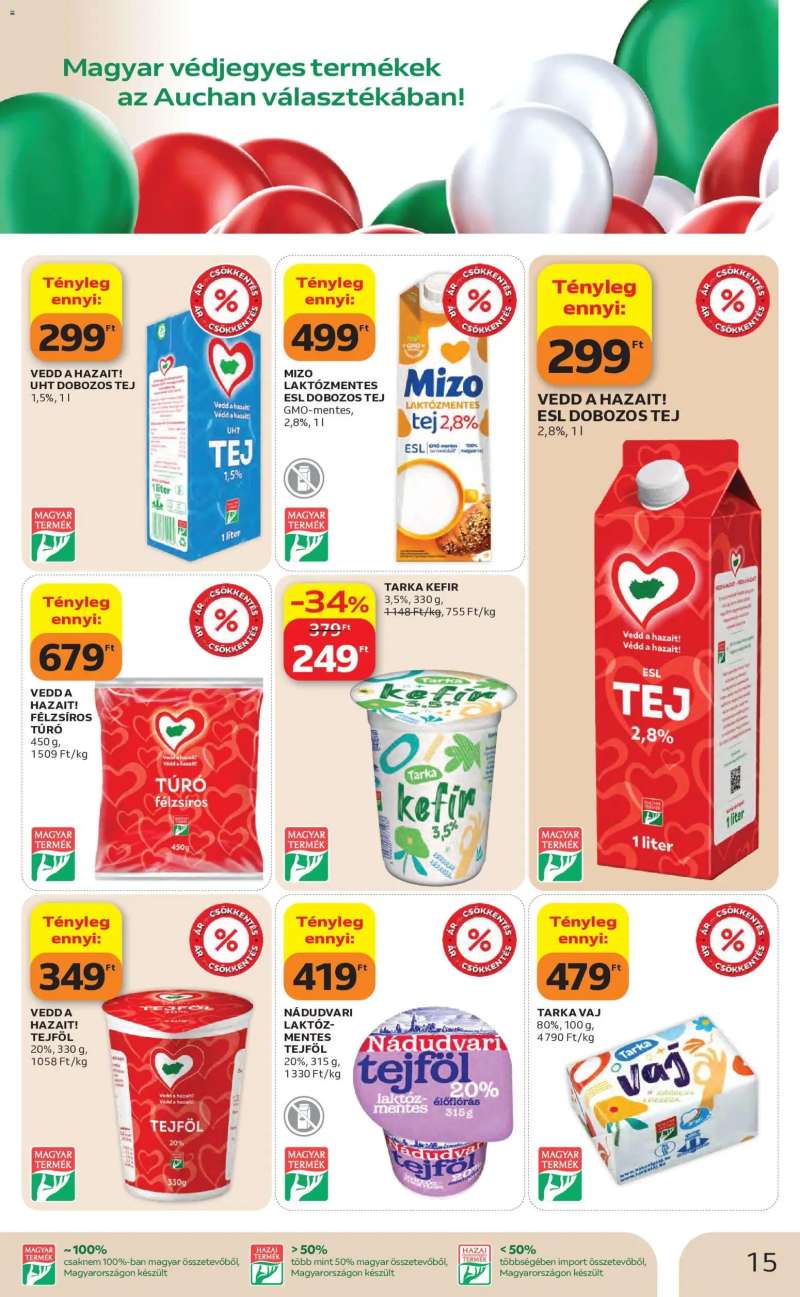 Auchan Auchan akciós újság 15 oldal