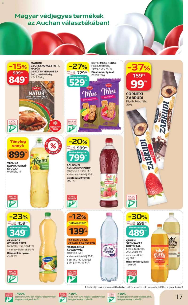 Auchan Auchan akciós újság 17 oldal