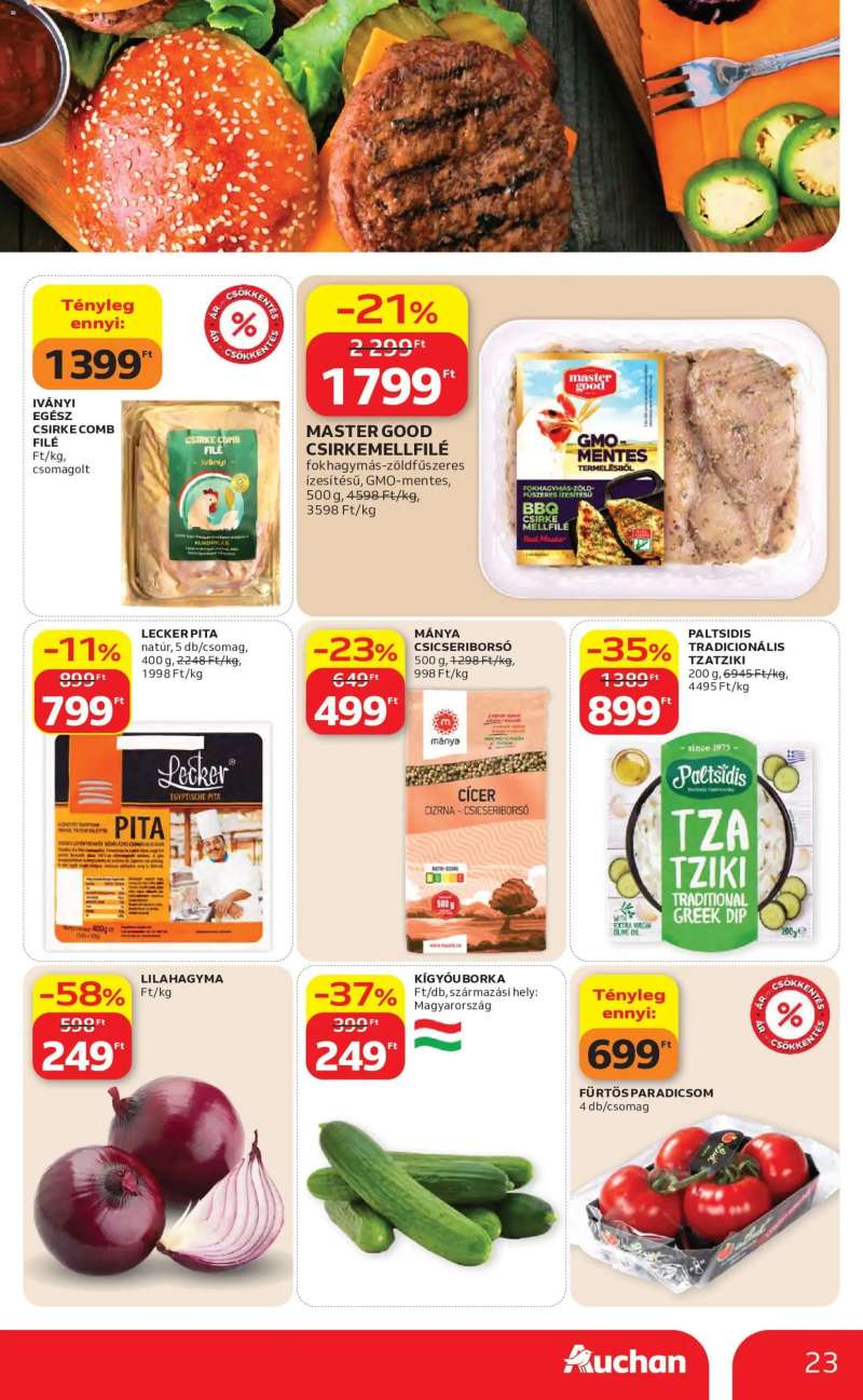 Auchan Auchan akciós újság 23 oldal