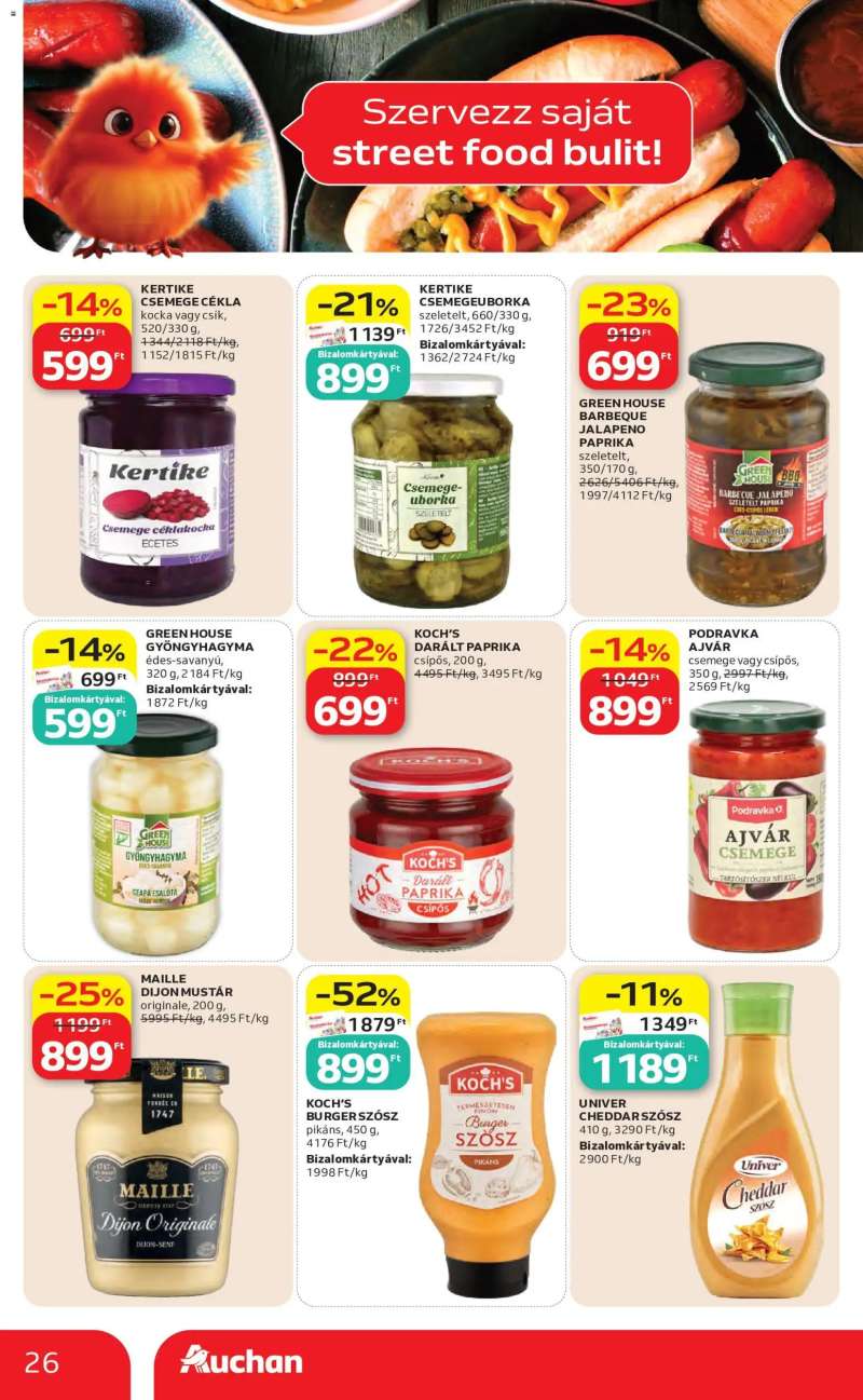 Auchan Auchan akciós újság 26 oldal