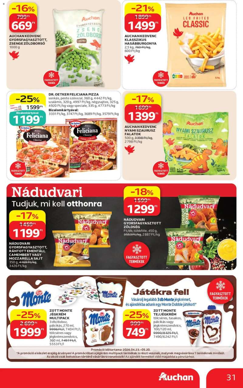 Auchan Auchan akciós újság 31 oldal