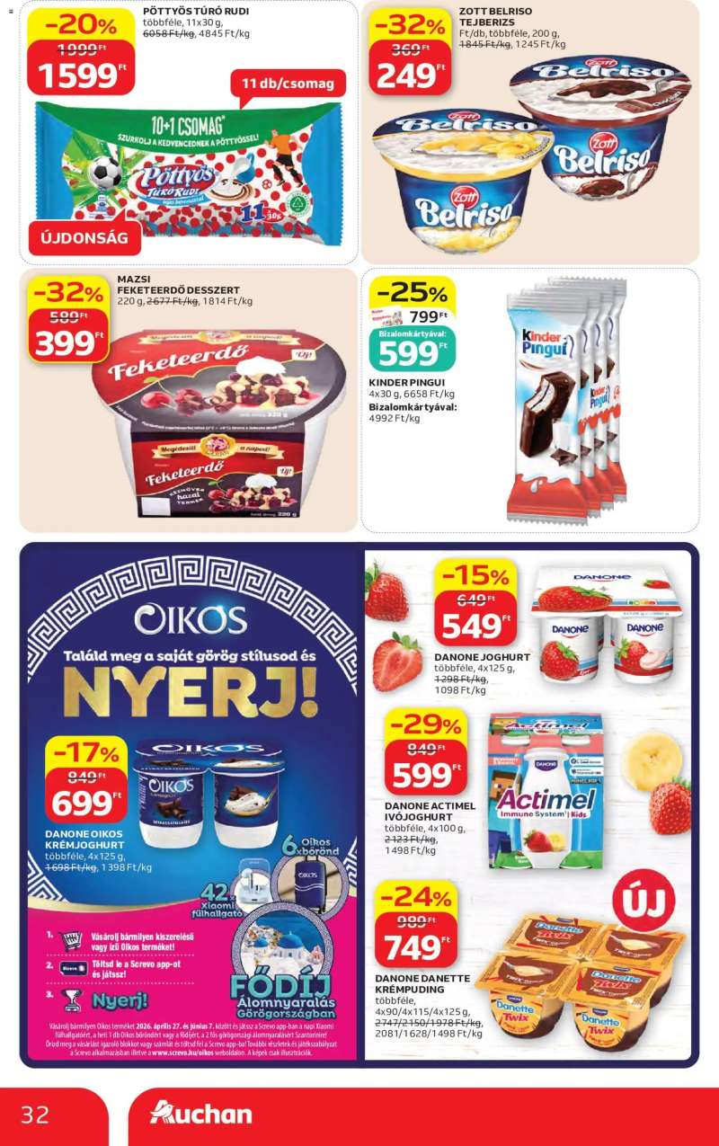 Auchan Auchan akciós újság 32 oldal