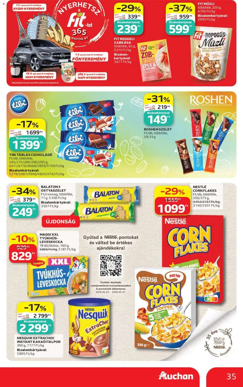 Auchan Auchan akciós újság 35 oldal