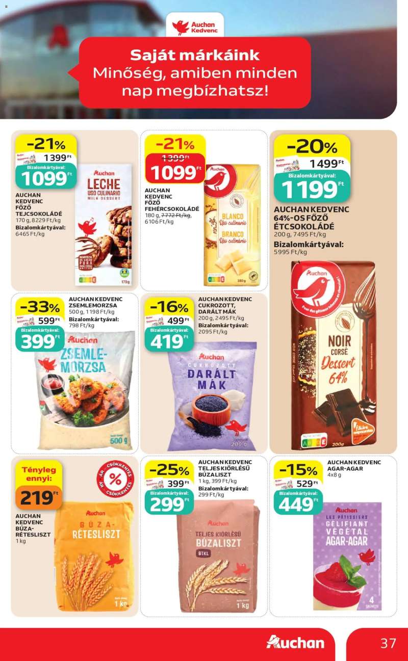 Auchan Auchan akciós újság 37 oldal