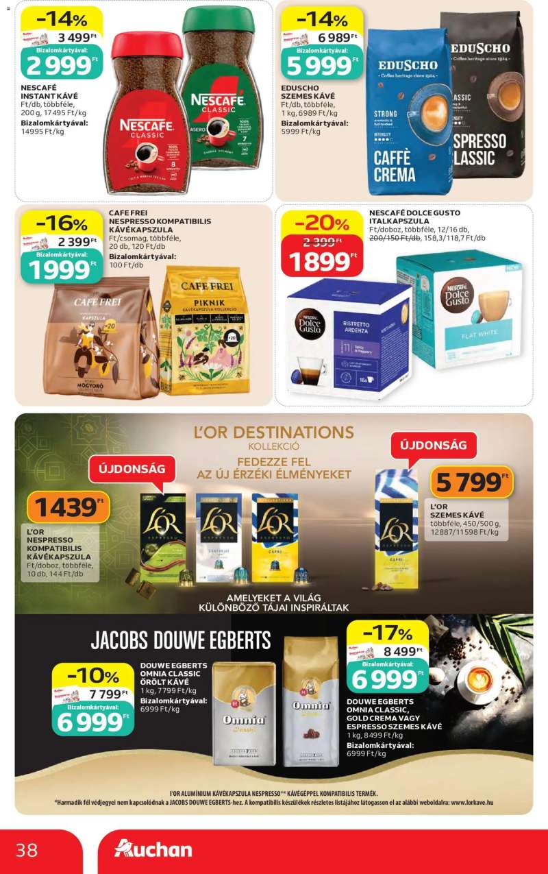 Auchan Auchan akciós újság 38 oldal