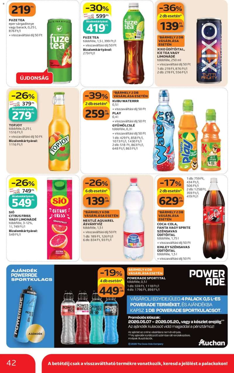 Auchan Auchan akciós újság 42 oldal