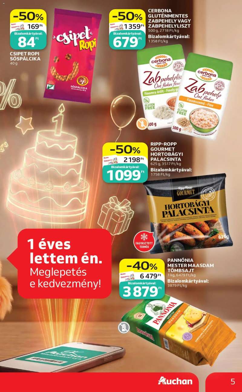 Auchan Auchan akciós újság 5 oldal