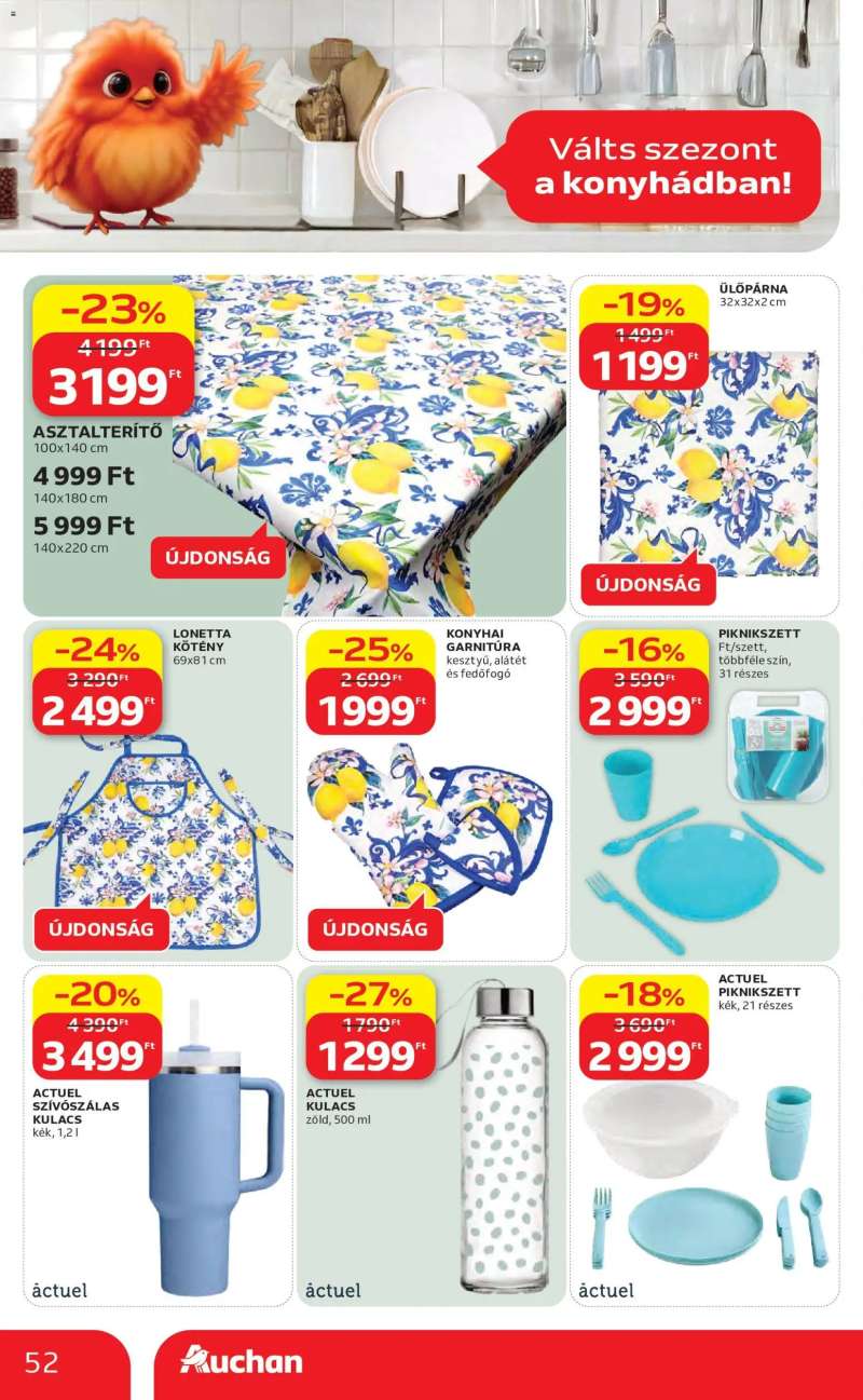 Auchan Auchan akciós újság 52 oldal