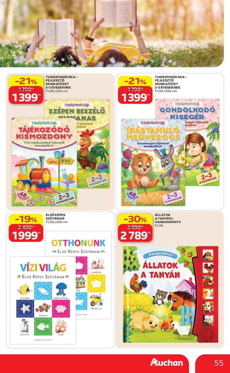 Auchan Auchan akciós újság 55 oldal
