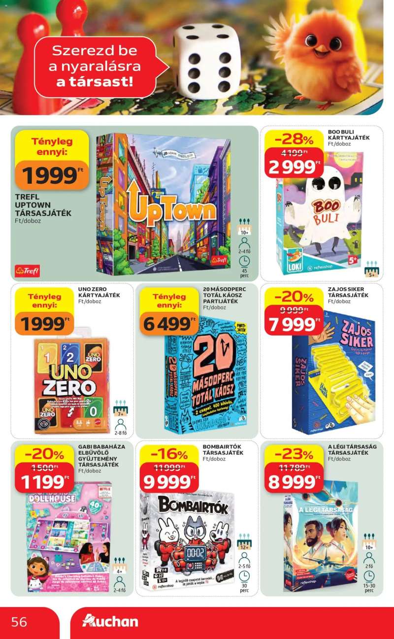 Auchan Auchan akciós újság 56 oldal