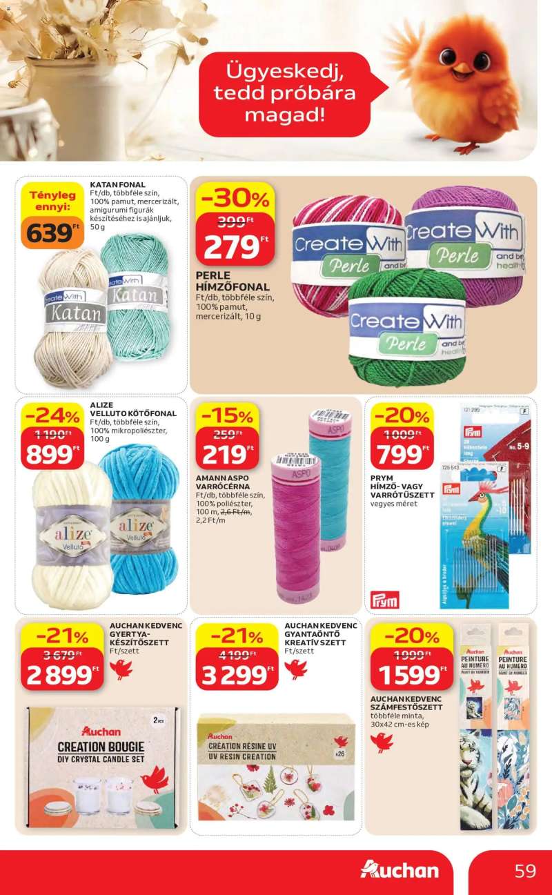 Auchan Auchan akciós újság 59 oldal
