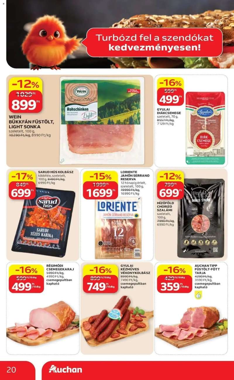 Auchan Auchan akciós újság Budapest 20 oldal