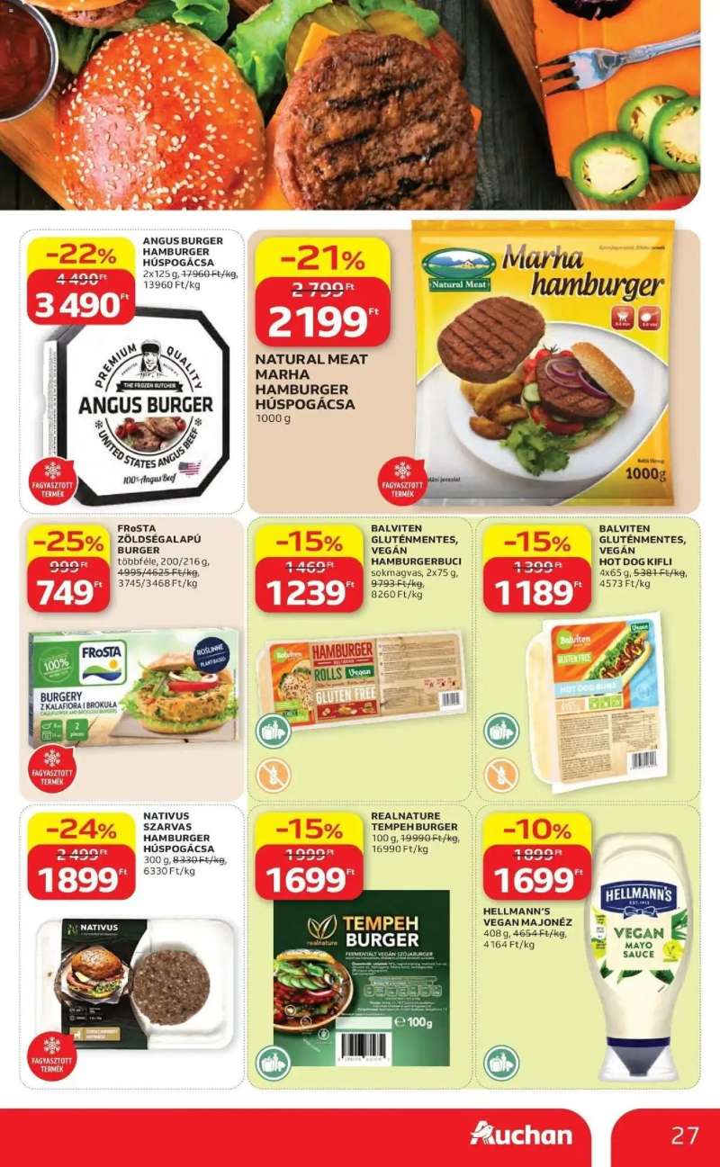 Auchan Auchan akciós újság Budapest 27 oldal