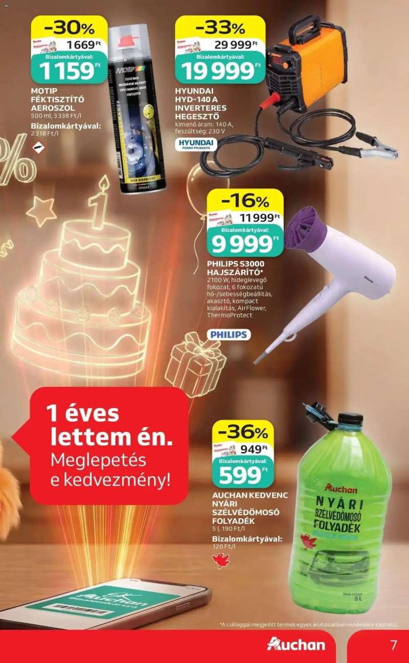 Auchan Auchan akciós újság Budapest 7 oldal