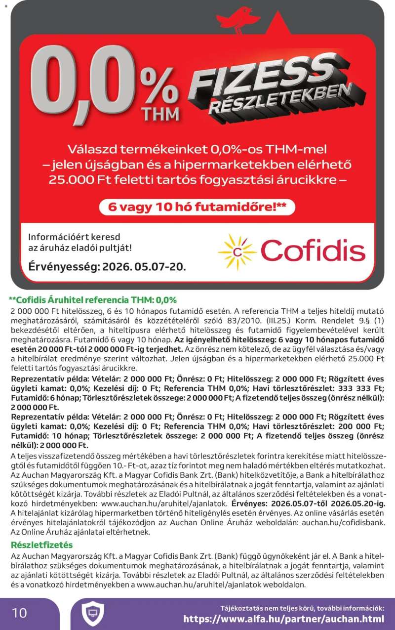 Auchan Auchan Elektronikai ajánlataink 10 oldal