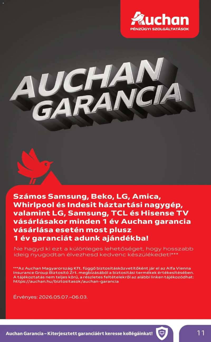 Auchan Auchan Elektronikai ajánlataink 11 oldal