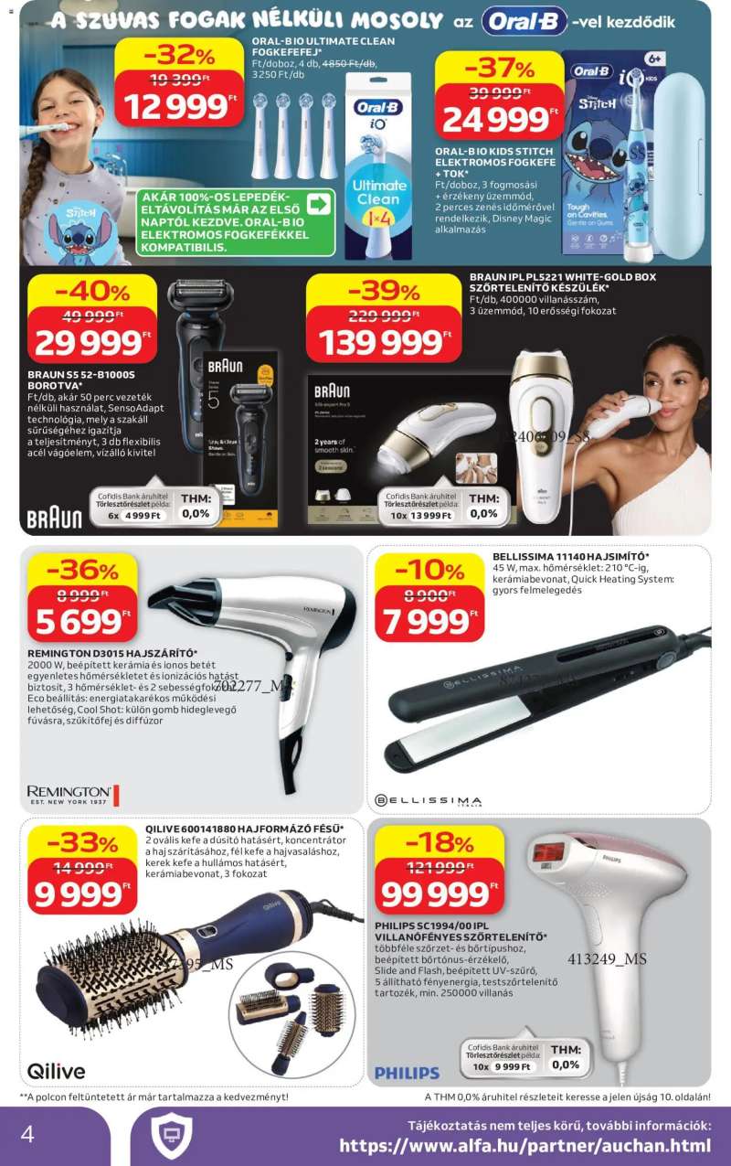 Auchan Auchan Elektronikai ajánlataink 4 oldal