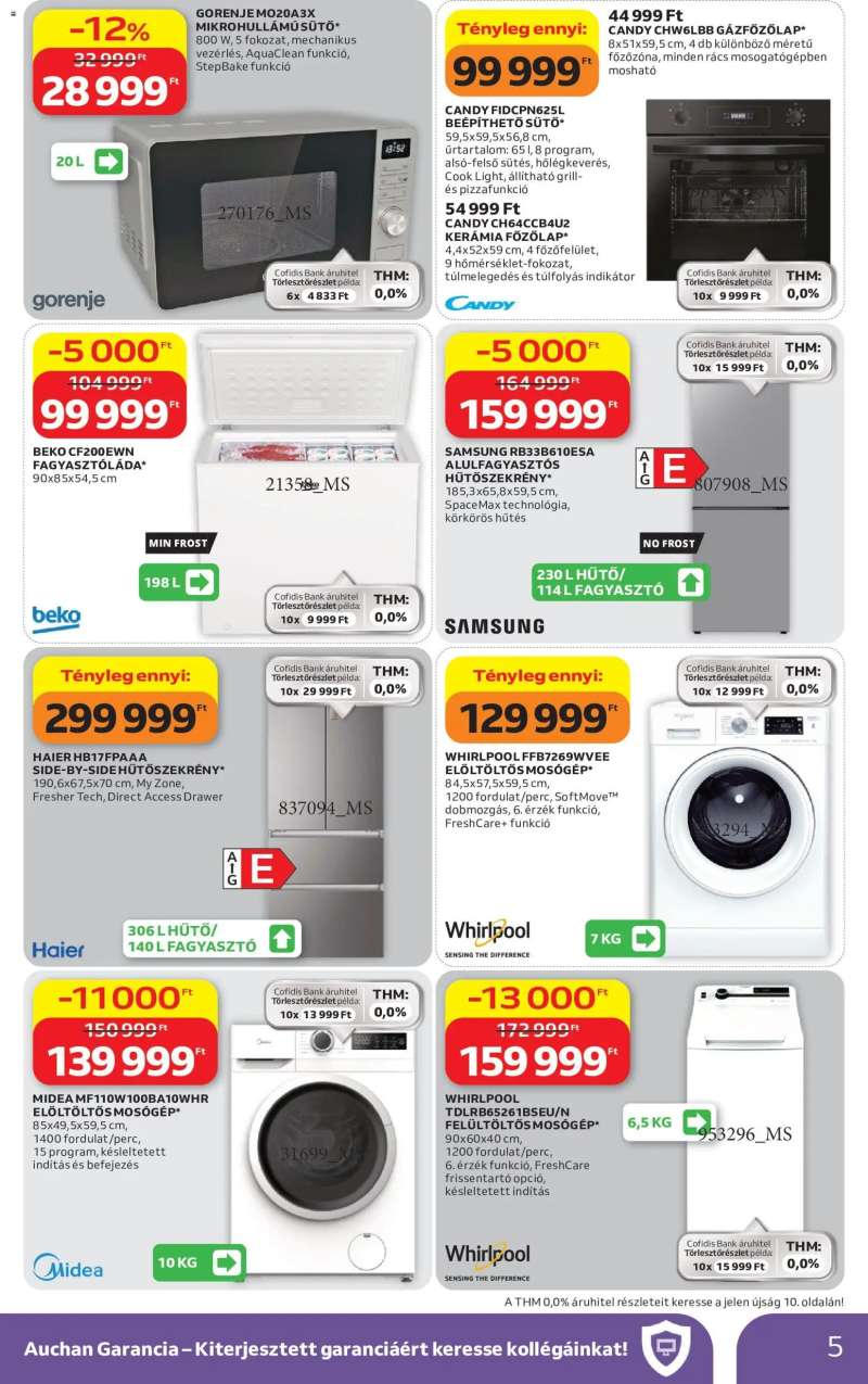 Auchan Auchan Elektronikai ajánlataink 5 oldal