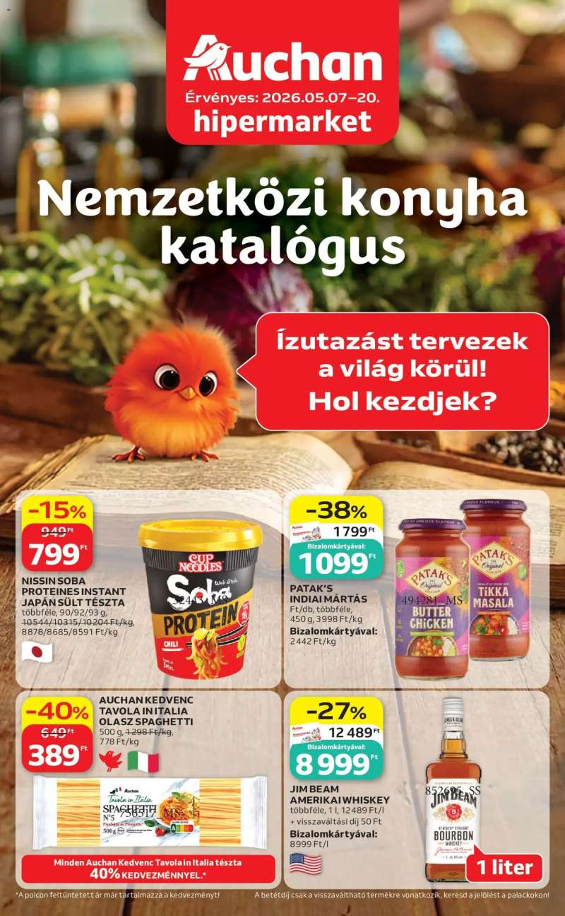 Auchan Auchan Nemzetközi konyha ajánlataink 1 oldal