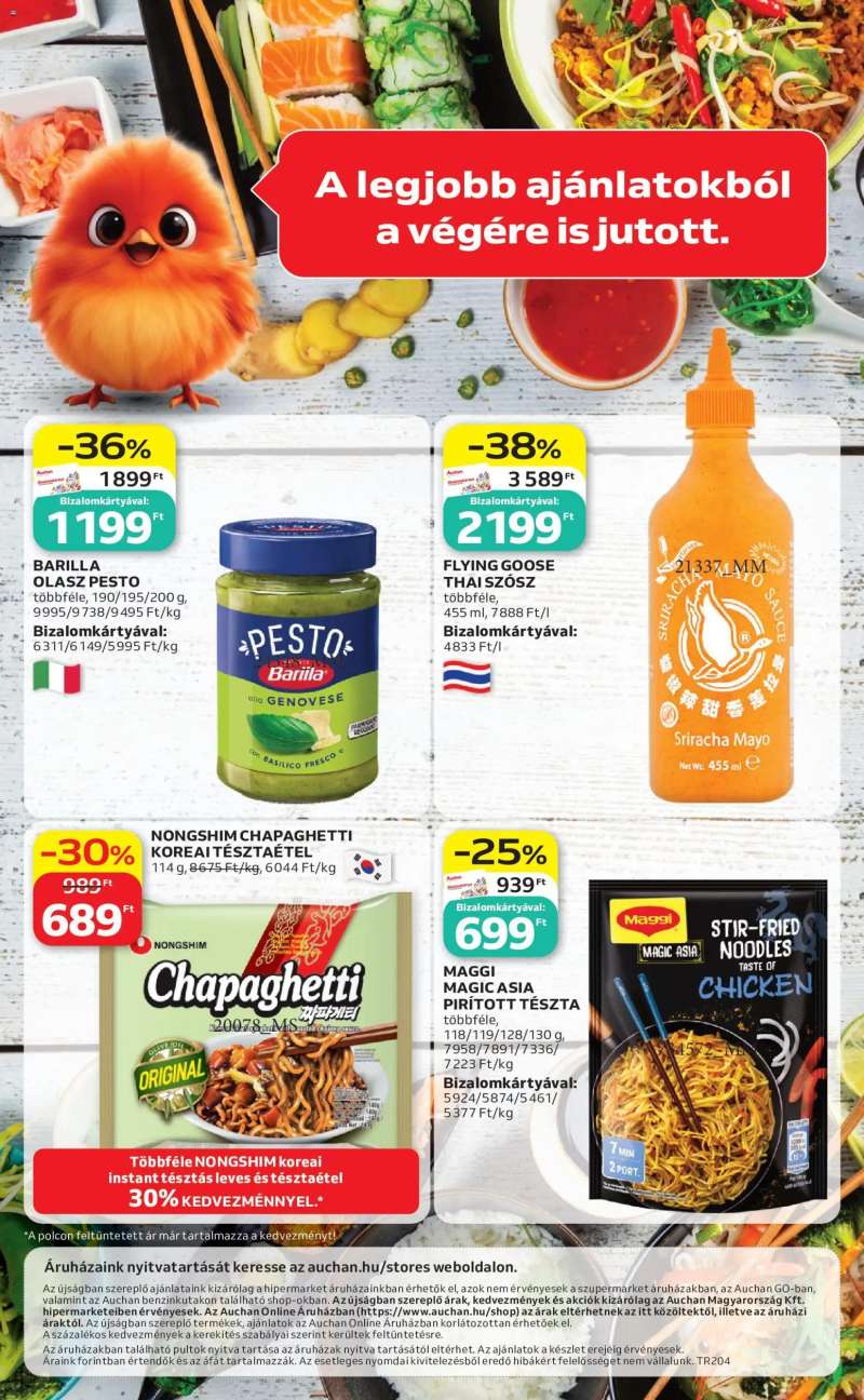 Auchan Auchan Nemzetközi konyha ajánlataink 28 oldal