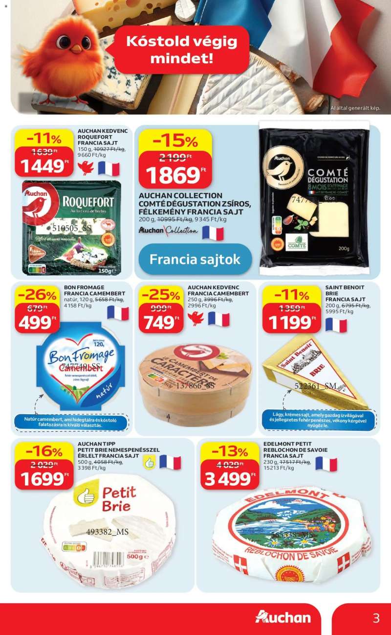Auchan Auchan Nemzetközi konyha ajánlataink 3 oldal