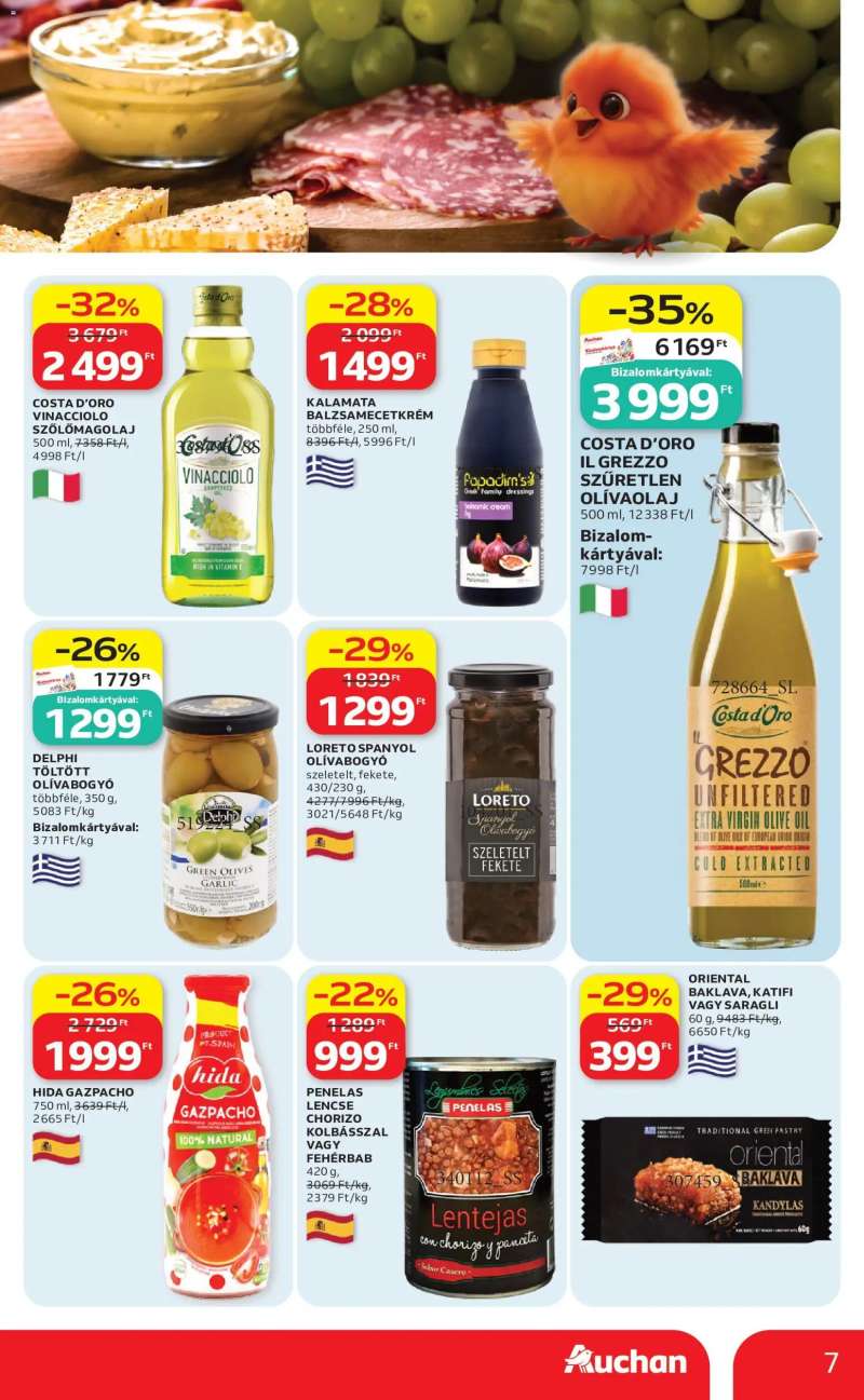 Auchan Auchan Nemzetközi konyha ajánlataink 7 oldal