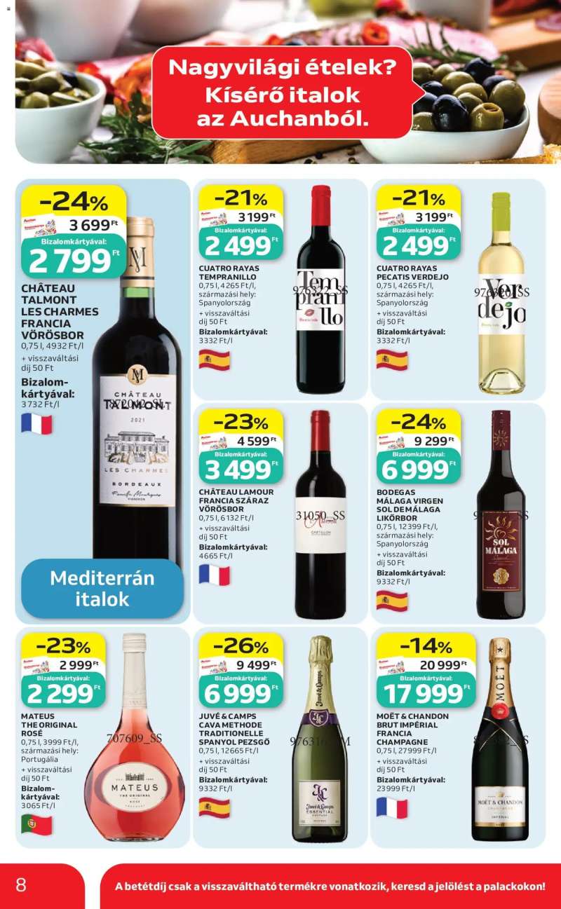 Auchan Auchan Nemzetközi konyha ajánlataink 8 oldal