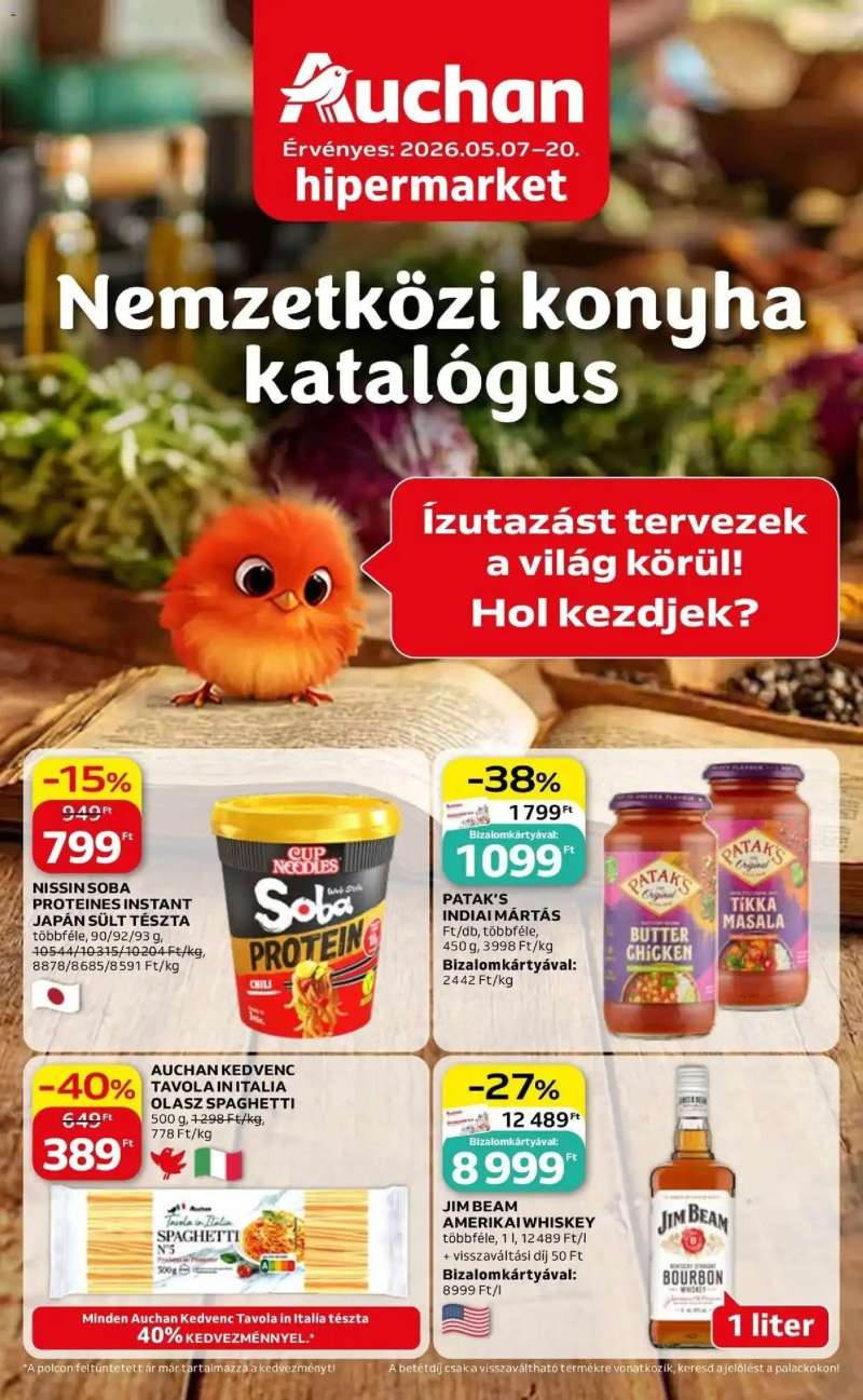 Auchan Auchan Nemzetközi konyha ajánlataink Budapest 1 oldal