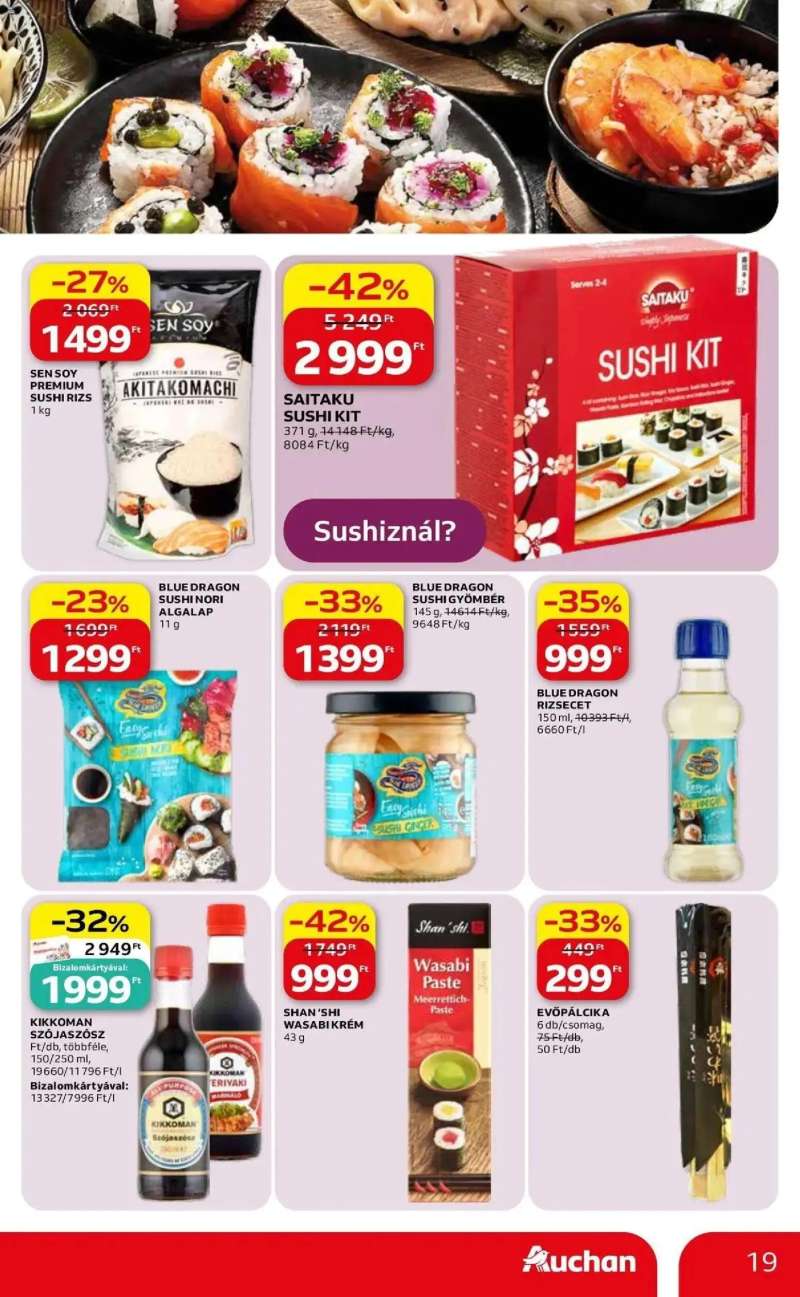 Auchan Auchan akciós újság Fót 19 oldal