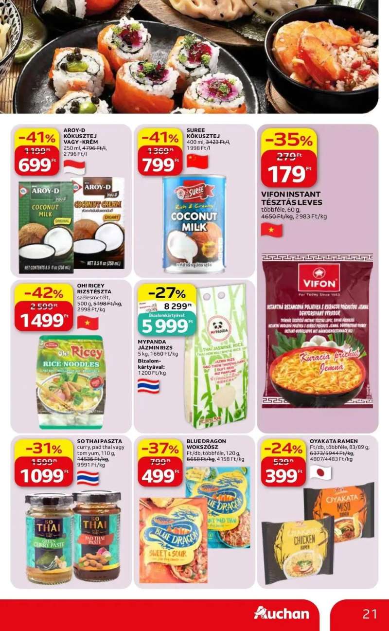 Auchan Auchan akciós újság Fót 21 oldal