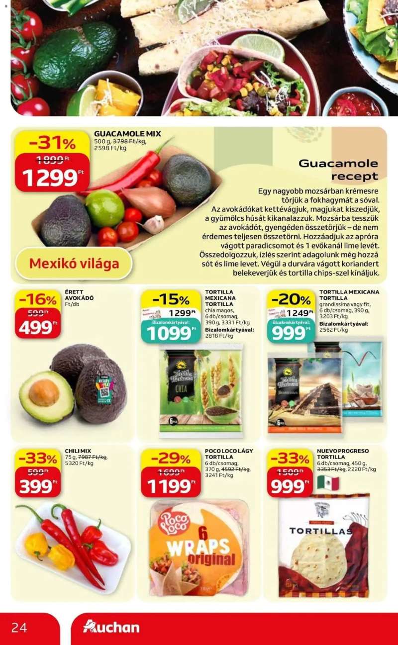 Auchan Auchan akciós újság Fót 24 oldal